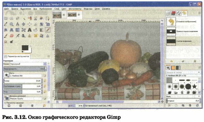 ���� ������������ ��������� Gimp