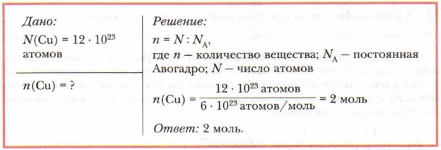 ������ ���������� �������� ������������� 12 � 10<sup>23</sup> ������ ����?